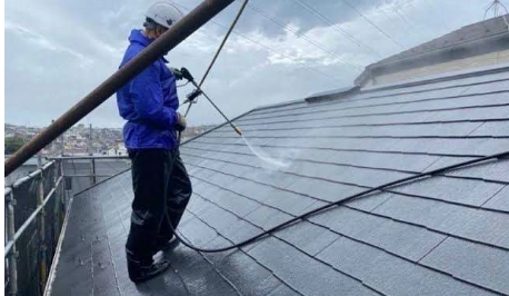 屋根高圧洗浄